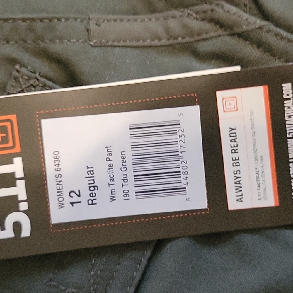 Womens Green Cargo Pants - Picture 3 of 5